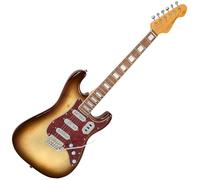 VINTAGE REVO SERIES DELUXE GUITAR - CAPPUCHINO BURST