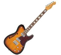 VINTAGE REVO SERIES MIDLINE GUITAR - 2 TONE SUNBURST