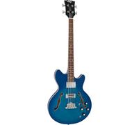 Vintage REVO Series Supreme Blueburst Semi-Acoustic Bass Guitar