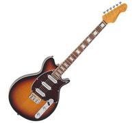 VINTAGE REVO SERIES VISION GUITAR - TWO TONE SUNBURST