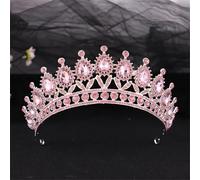 Vintage Rhinestone Crown Crystal Bridal Tiaras Crown Wedding Hair Accessories Diadem Pageant Crowns Silver pnnrk