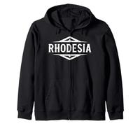 Vintage Rhodesia South African Country Southern Rhodesian Zip Hoodie