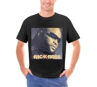 Vintage-Rick-Ross-T-Shirt-Rich-Forever-Album-Hip-Hop-Rap-Tee-MMG-Ricky-Richer-Than Black XXL