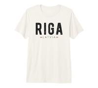 Vintage Riga Latvia Vacation | Latvia Lover Premium T-Shirt