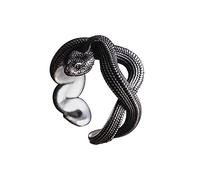 Vintage Rings Scary Animal Rings Punk Rings Funny Rings Scary Have The Coolest Ring Jewelry Gifts for Boys and Girls Woman's Rings Size 8 (Black, One Size)