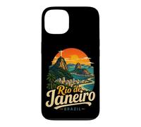 Vintage Rio de Janeiro Brazil Travel Souvenir Landmark Gift Case for iPhone 13