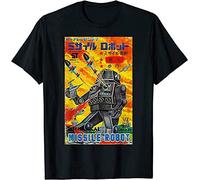 Vintage Robot Japanese Retro Great Gift Idea Men T Shirt Black