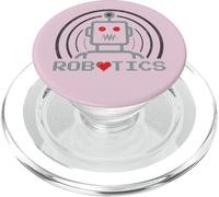 Vintage Robotics With Heart #3 - Cool Robots PopSockets PopGrip for MagSafe