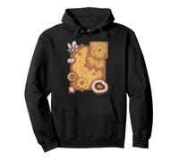 Vintage Rock and Mineral Map Geologist Rockhound Pullover Hoodie