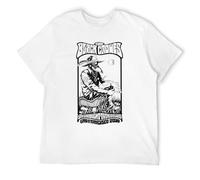 Vintage Rock Band Graphic Tee 2020 - Distressed Music Note T-Shirt, 90s Inspired Concert Style Men's Top White-Style 2XL