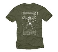 Vintage Rock Band T-Shirt Da Vinci Guitar Green L