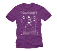 Vintage Rock Band T-Shirt Da Vinci Guitar Violet M