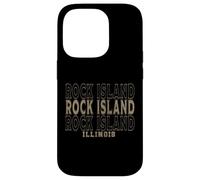 Vintage Rock Island Illinois Case for iPhone 14 Pro