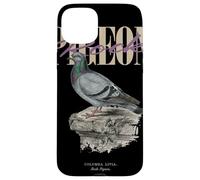 Vintage Rock Pigeon Bird Art Nature Watching Case for iPhone 15 Plus
