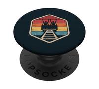 Vintage Roller Coaster Theme Park Ride PopSockets Adhesive PopGrip