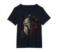 Vintage Roman Gladiator Helmet Warrior Arena Gym T-Shirt, Women's Plus, Black, 5X