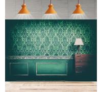 Vintage Room Interior Photography Backdrop For Antique Green Rococo Old Wall Background Home Party Decor Poster Banner 300x200CM