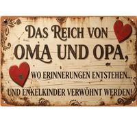 Vintage Room Metal Sign,Retro Funny Home Tin Sign,Wall Aesthetics and Decor for Kitchen Bar Pub Club Cafe Living Room Restaurant Shop Office 8x12 Inches (das Reich von)