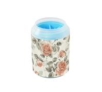 Vintage Roses Reusable Dog Paw Cleaner Soft Silicone Bristles Essential For All Pets Owners for Medium to Large Dogs cintur贸n de seguridad para perros