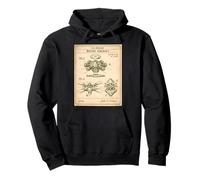 Vintage Rotary Aircraft PatentAviation History Pullover Hoodie