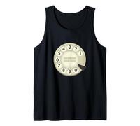 Vintage Rotary Dial Phone Retro Telephone Tank Top