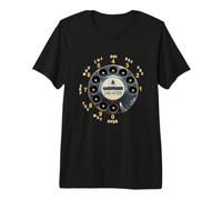Vintage Rotary Dial Telephone Numbers Classic Retro Objects Premium T-Shirt