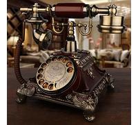 Vintage Rotary Telephone, Antique Corded Landline Phone, Classic Home Office Decor, Retro Telephone for Nostalgic Touch