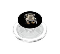 Vintage Rotary Telephone Elder Character Classic Calling Era PopSockets PopGrip for MagSafe