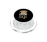 Vintage Rotary Telephone Elder Character Classic Calling PopSockets PopGrip for MagSafe
