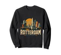 Vintage Rotterdam Netherlands Travel Souvenir Landmark Gift Sweatshirt