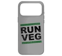 Vintage Run Veg Vegan Plant Based Endurance Athlete Design Case for iPhone 17 Pro Max