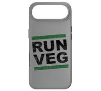 Vintage Run Veg Vegan Plant Based Endurance Athlete Design Case for iPhone Air