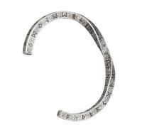 Vintage Rune Cuff Solid Stainless Steel Mens Rune European Style Personality Cuff Bangle Fashionable
