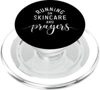 Vintage Running On Skincare And Prayers Esthetician Skincare PopSockets PopGrip for MagSafe