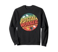 Vintage rural carrier driving the daily delivery route Sweatshirt