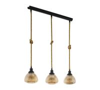 Vintage Rustic Chandelier Rope 3 Lights GL0495