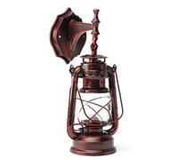 Vintage Rustic Outdoor Wall Sconce Lantern Lamp Retro Antique Light Fixture E27 Garden Path for lighting but also beautifying the environment enhancing the overall atmosphere (Red Bronze Coloured)