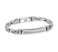 Vintage S925 sterling silver peace pattern bracelet for men and women, unique distressed finish, perfect as a gift or accessory.