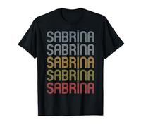 Vintage Sabrina Personalized Name I Love Sabrina Groovy Meme T-Shirt