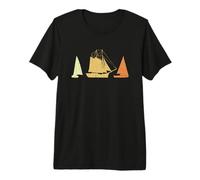 Vintage Sailing Ships Captain Wingsails Premium T-Shirt