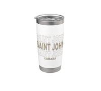 Vintage Saint John Canada Stainless Steel Insulated Tumbler