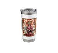 Vintage Sakura Samurai Warrior Japanese Art Retro Japan Stainless Steel Insulated Tumbler