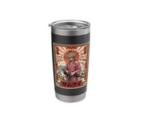 Vintage Sakura Samurai Warrior Japanese Art Retro Japan Stainless Steel Insulated Tumbler