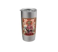 Vintage Sakura Samurai Warrior Japanese Art Retro Japan Stainless Steel Insulated Tumbler