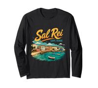 Vintage Sal Rei Cape Verde Travel Souvenir Landmark Gift Long Sleeve T-Shirt