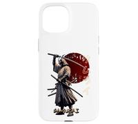 Vintage Samurai Warrior Bushido Japanese Rising Sun Case for iPhone 15