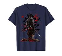 Vintage Samurai Warrior Retro Japanese Bushido Fighter T-Shirt