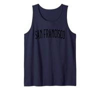 Vintage San Francisco California Authentic Retro Home Pride Tank Top