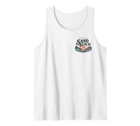 Vintage Sand Beach at Maine's NP Acadia National Park Tank Top