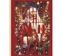 Vintage Santa Claus Sketchbook: Paperback Blank Drawing Book for Holiday Season: 8.5 x 11 Large Size: Merry Christmas With All Your Heart, 120 Unlined Pages for Artists & Doodling